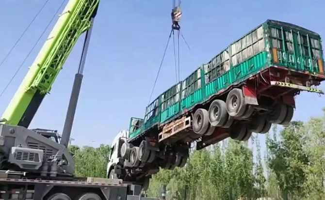 道里区道路脱困救援案例